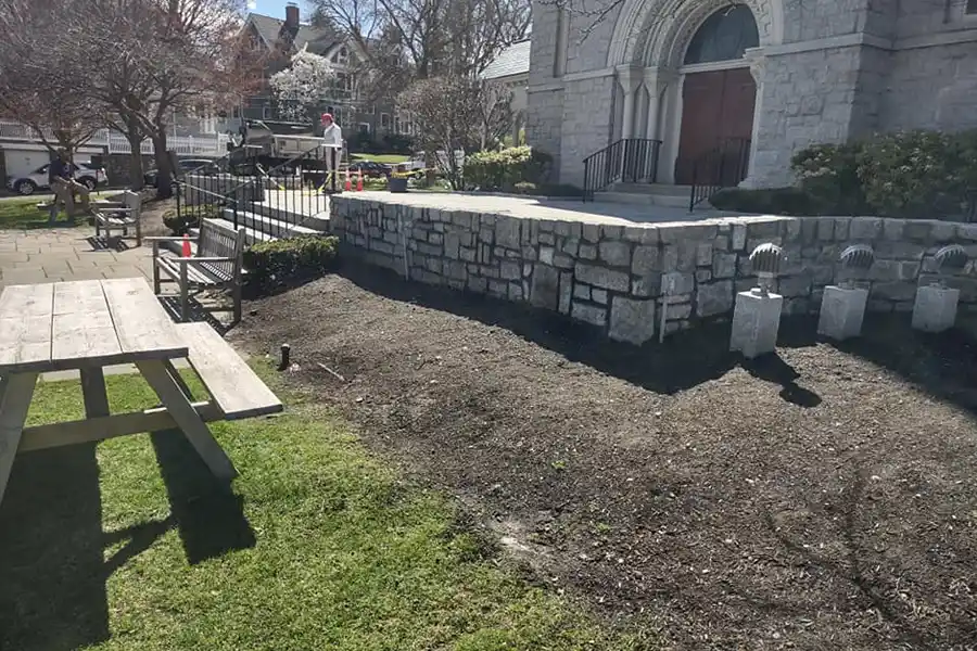 Retaining Wall Installation